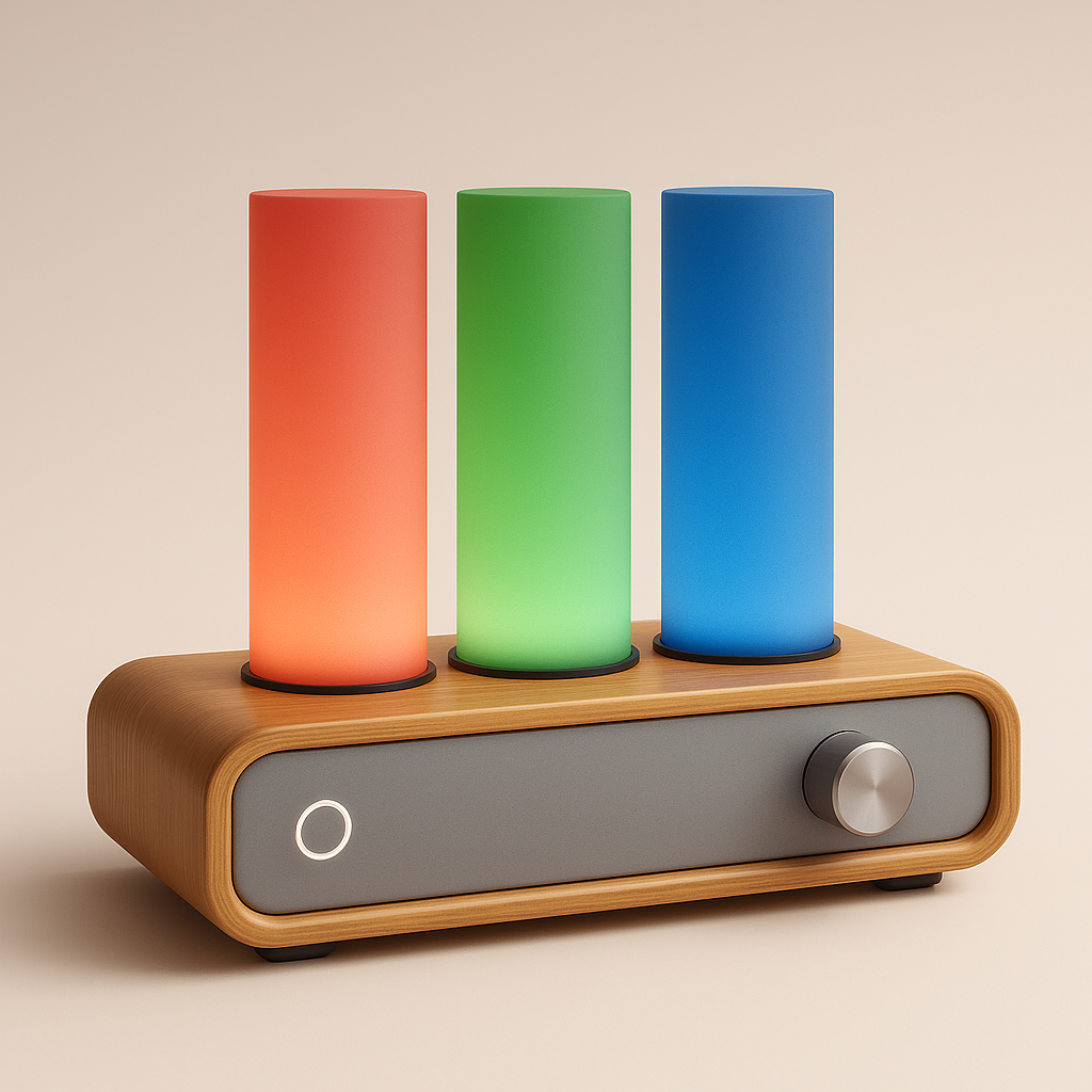 A visual render of how my lamp may look like, which I created with ChatGPT.